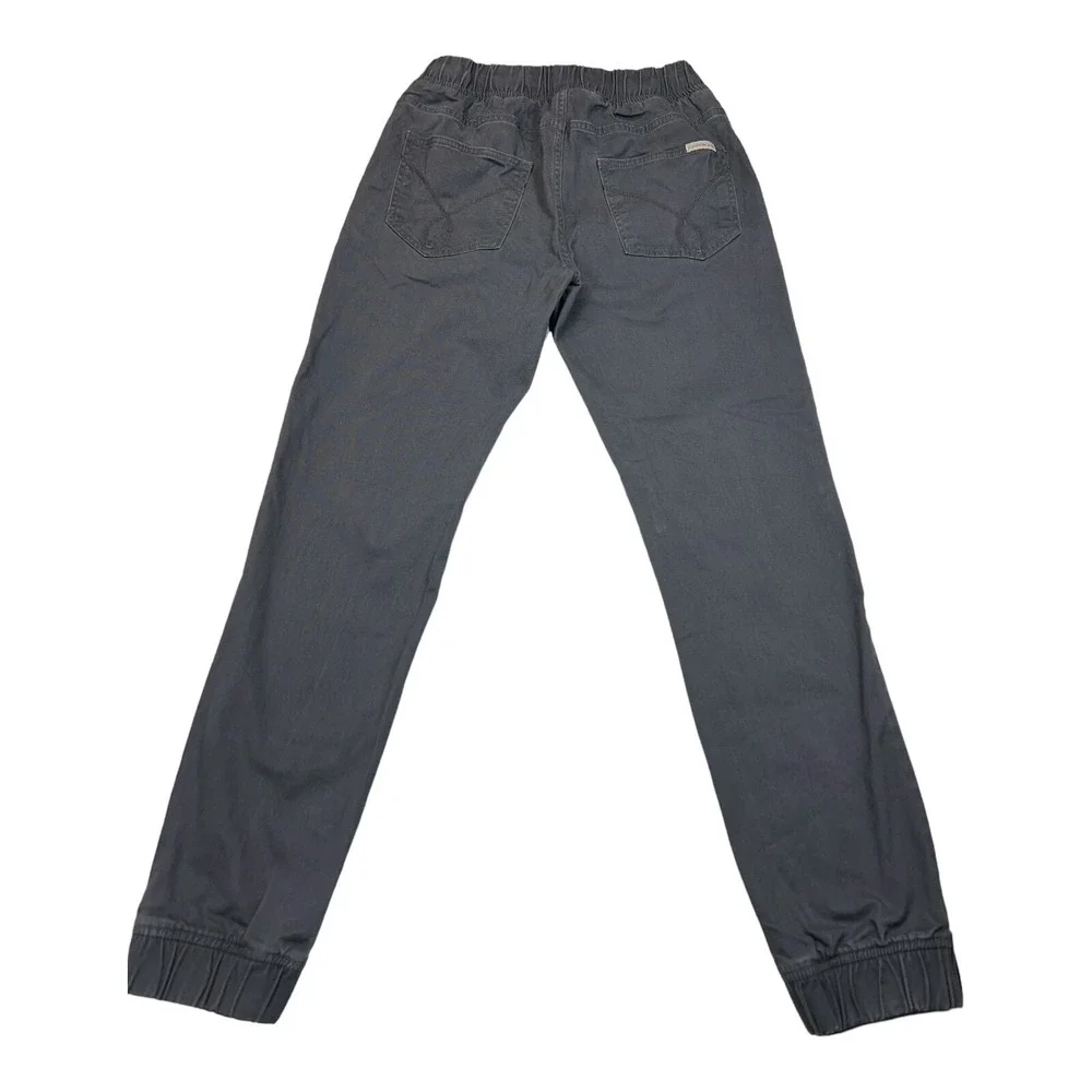 Calvin Klein Jeans Joggers Boys 16 Gray Excellent‎ Elastic Waist Cotton Blend